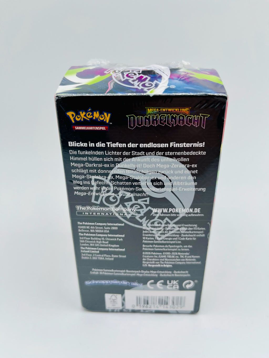 Pokémon | Mega-Entwicklung Dunkelnacht 18er Display | OVP
