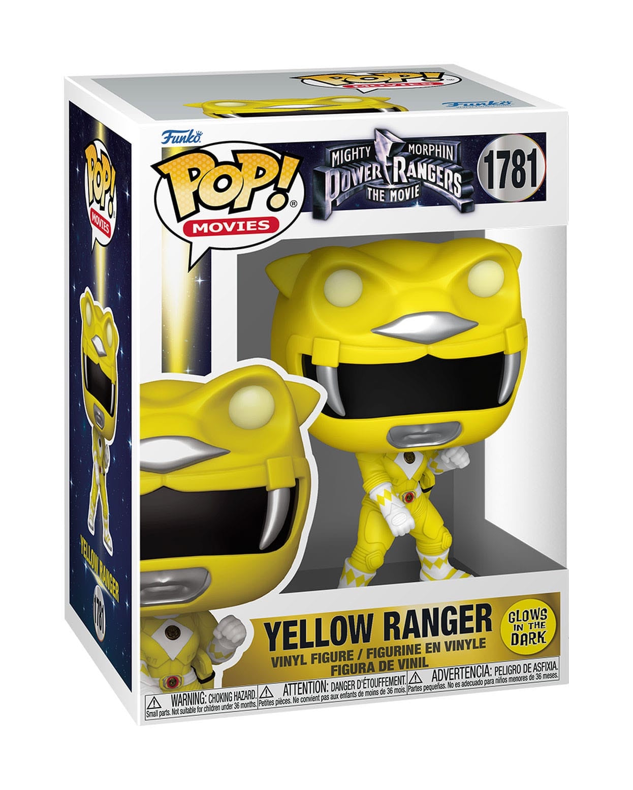 Funko Pop | Mighty Morphin Yellow Ranger #1781 | Glow | OVP