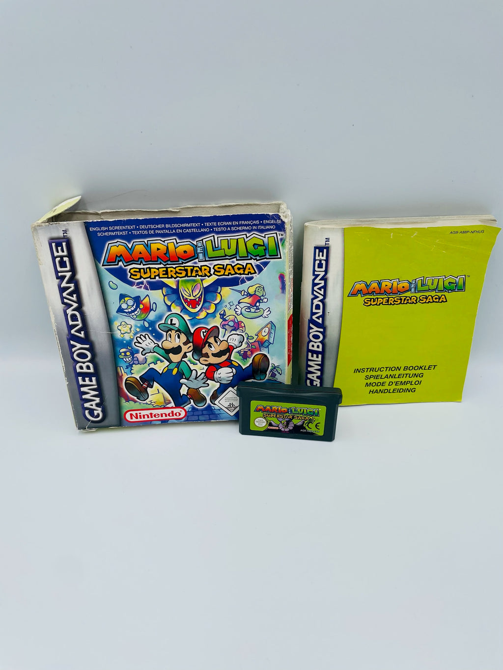 GBA | Mario & Luigi Superstar Saga | OVP | Zweite Wahl