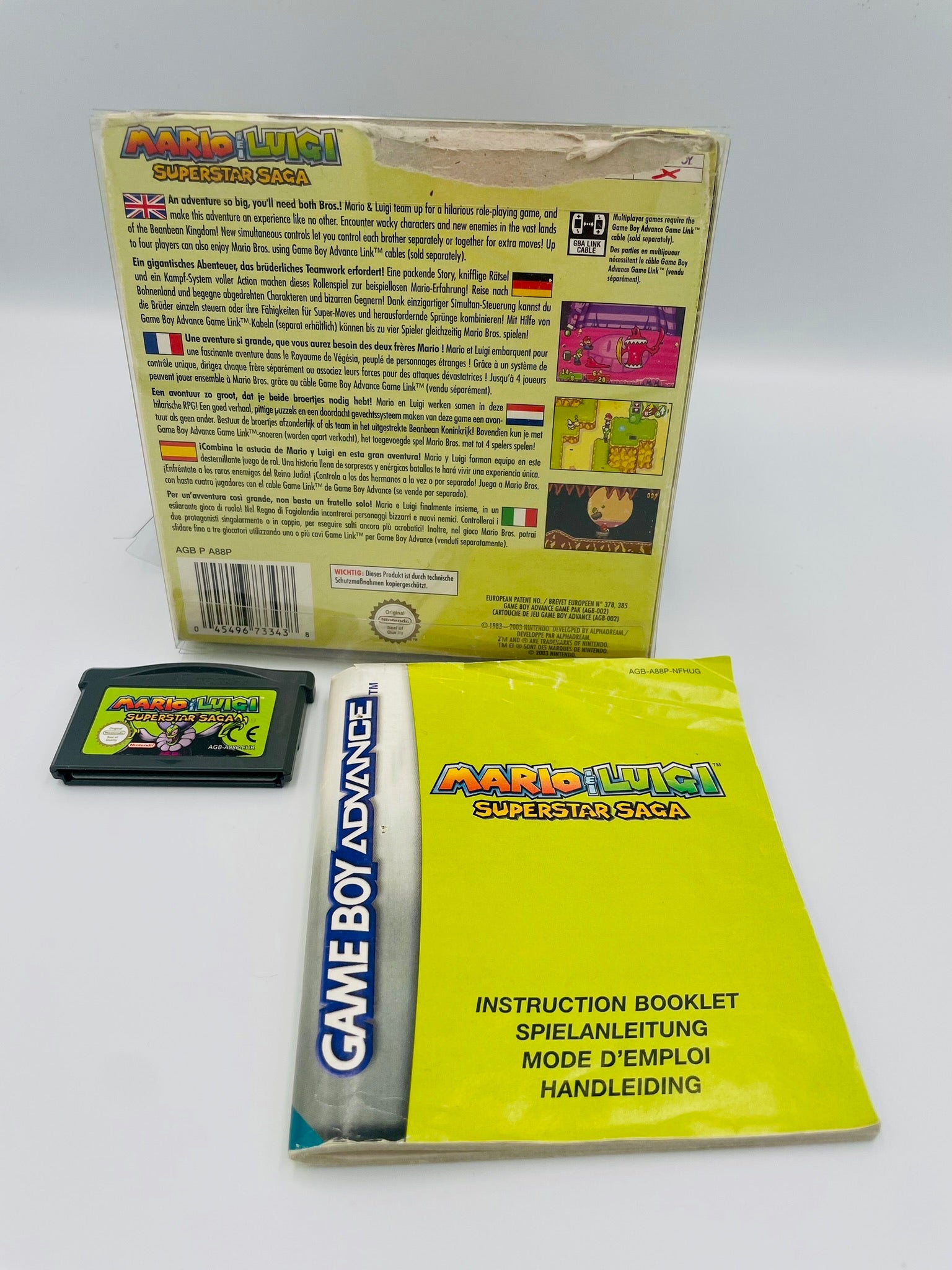 GBA | Mario & Luigi Superstar Saga | OVP | Zweite Wahl