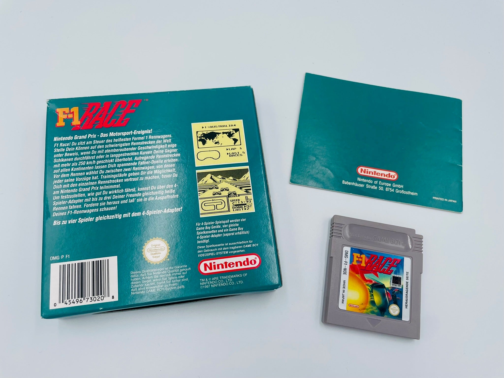 Nintendo F-1 Race Game Boy OVP | PAL Deutsch Complete in Box