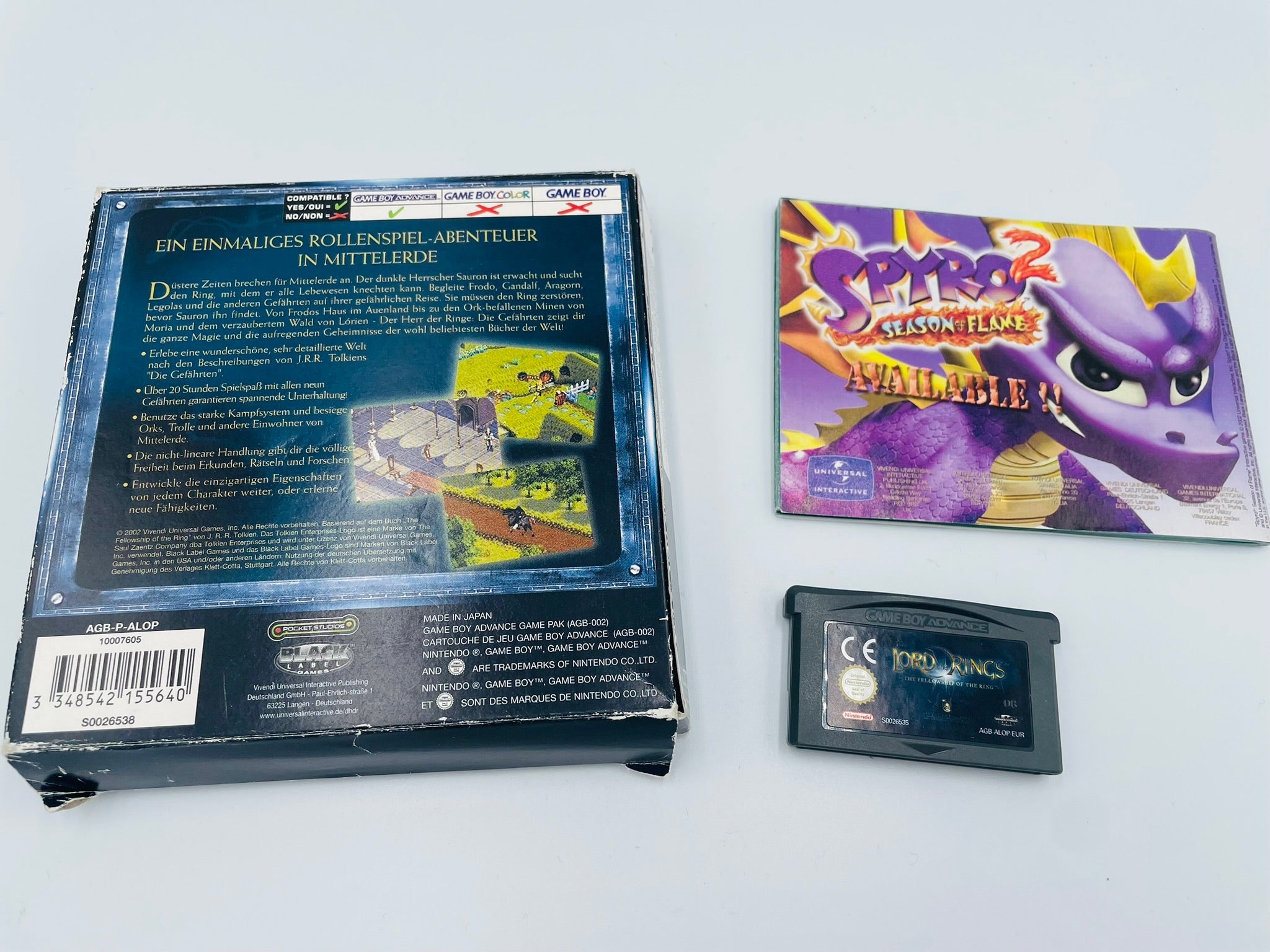 Game Boy Advance - Der Herr der Ringe Die Gefährten OVP | Deutsch