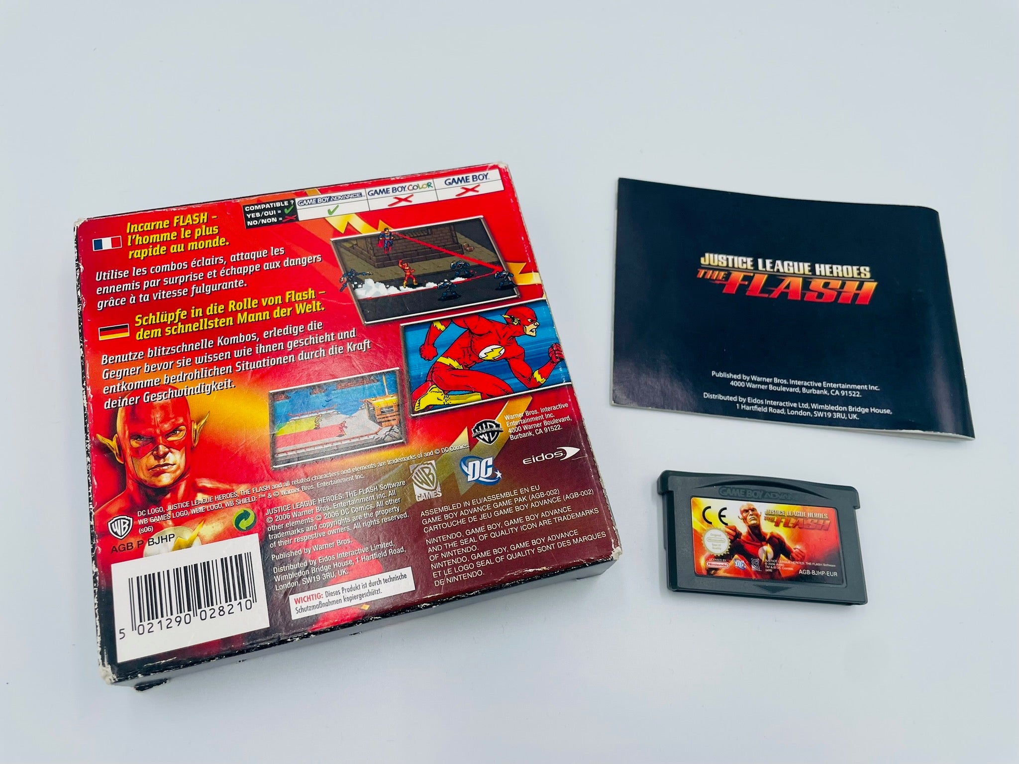 Justice League Heroes The Flash GBA OVP | Warner Bros. | Zweite Wahl