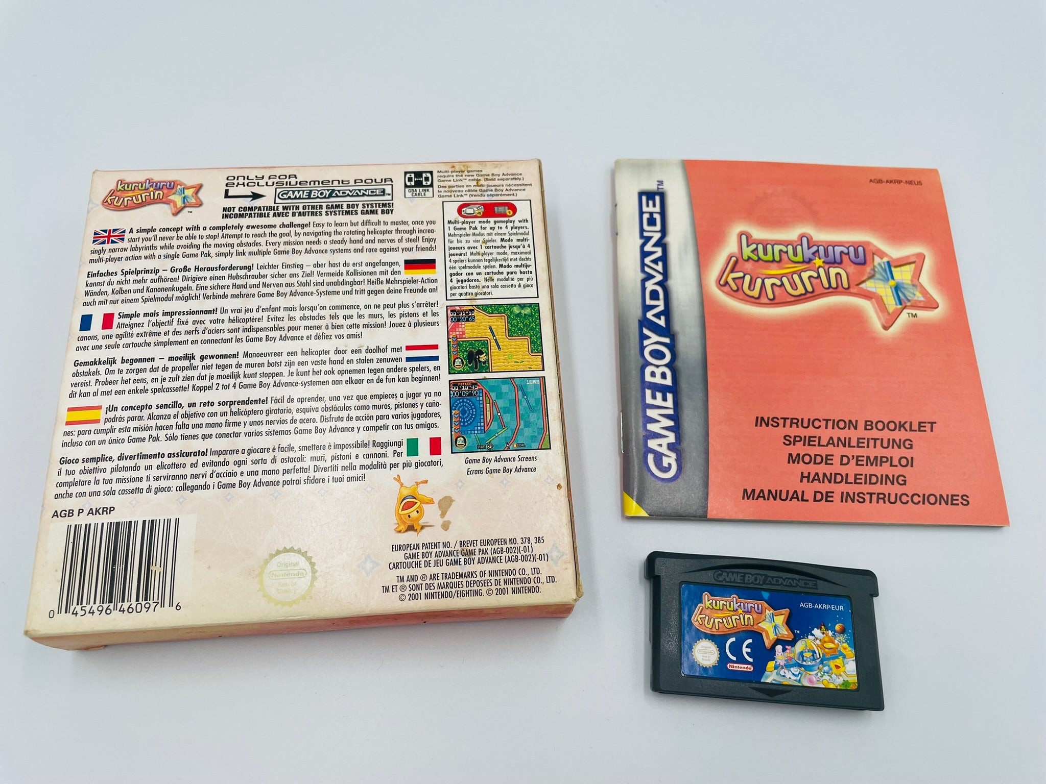 GBA | Kurukuru Kururin | OVP | PAL