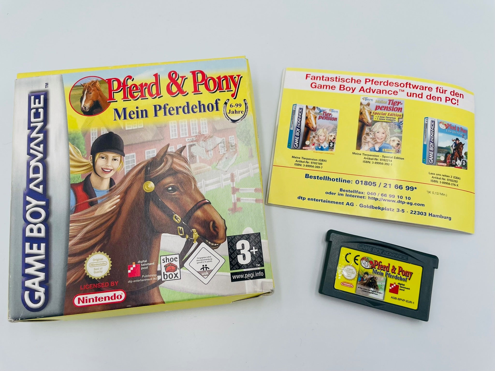 Pferd & Pony Mein Pferdehof GBA OVP | Game Boy Advance | Deutsch