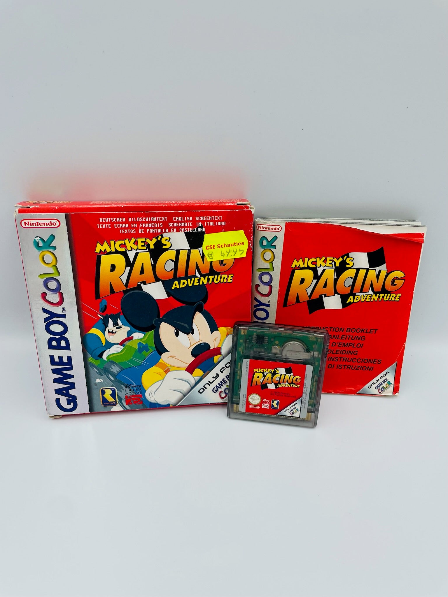 Mickey's Racing Adventure Game Boy Color OVP | Nintendo Rare
