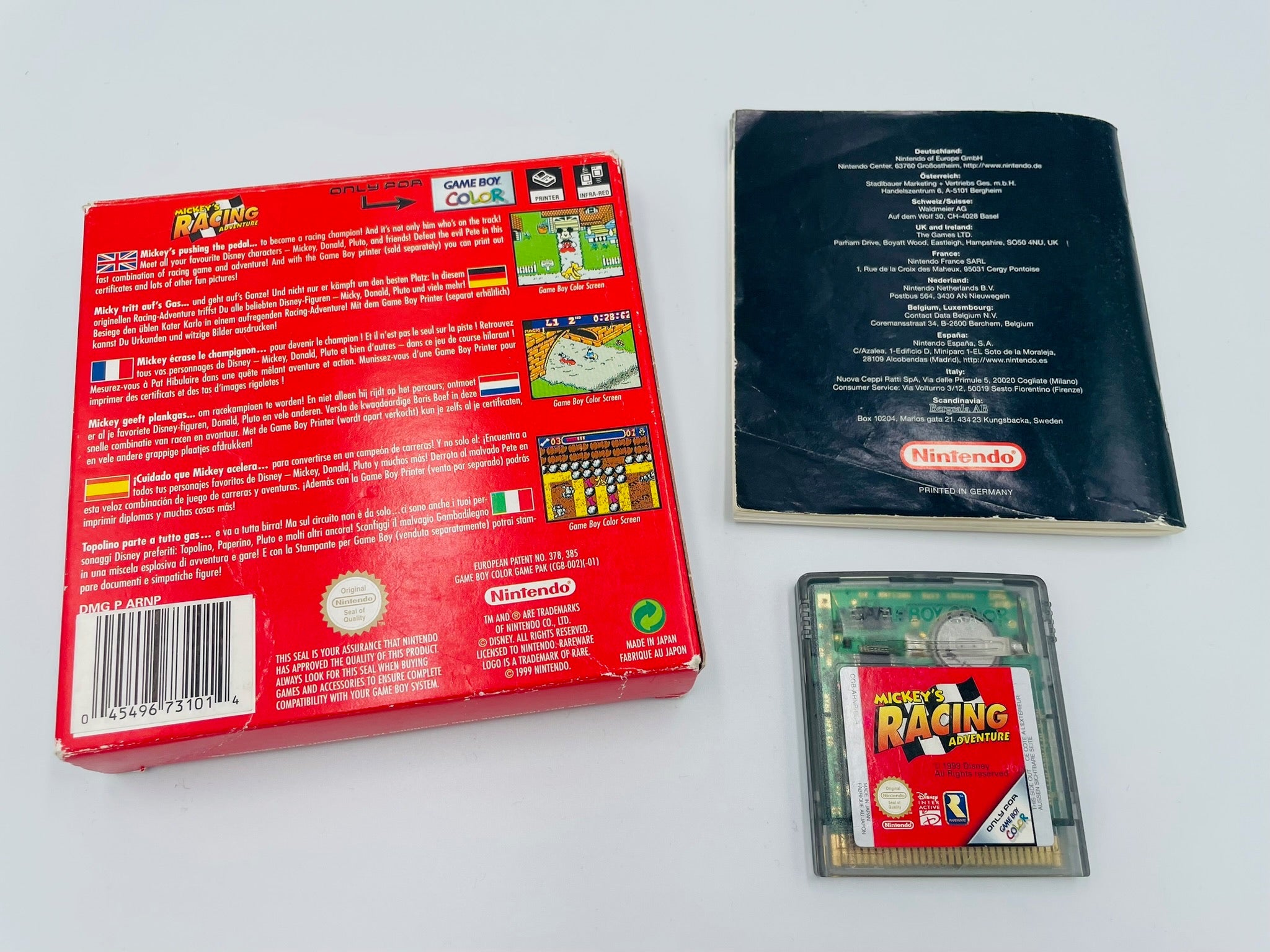 Mickey's Racing Adventure Game Boy Color OVP | Nintendo Rare