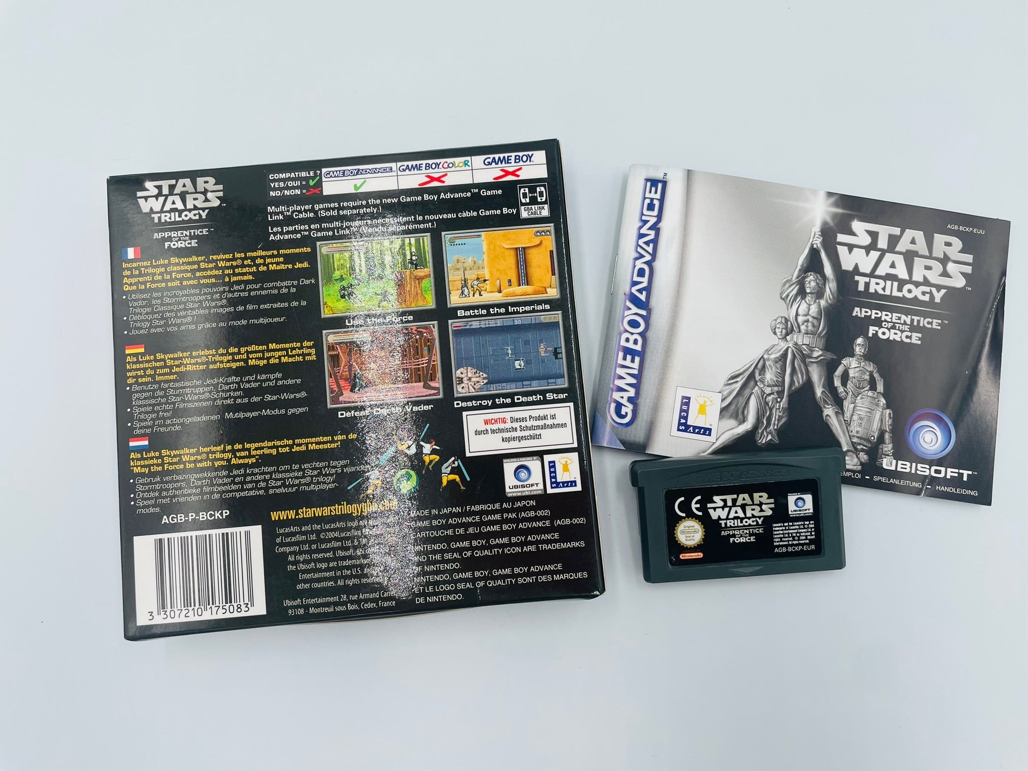 GBA | Star Wars Trilogy Apprentice of the Force | OVP | Ubisoft