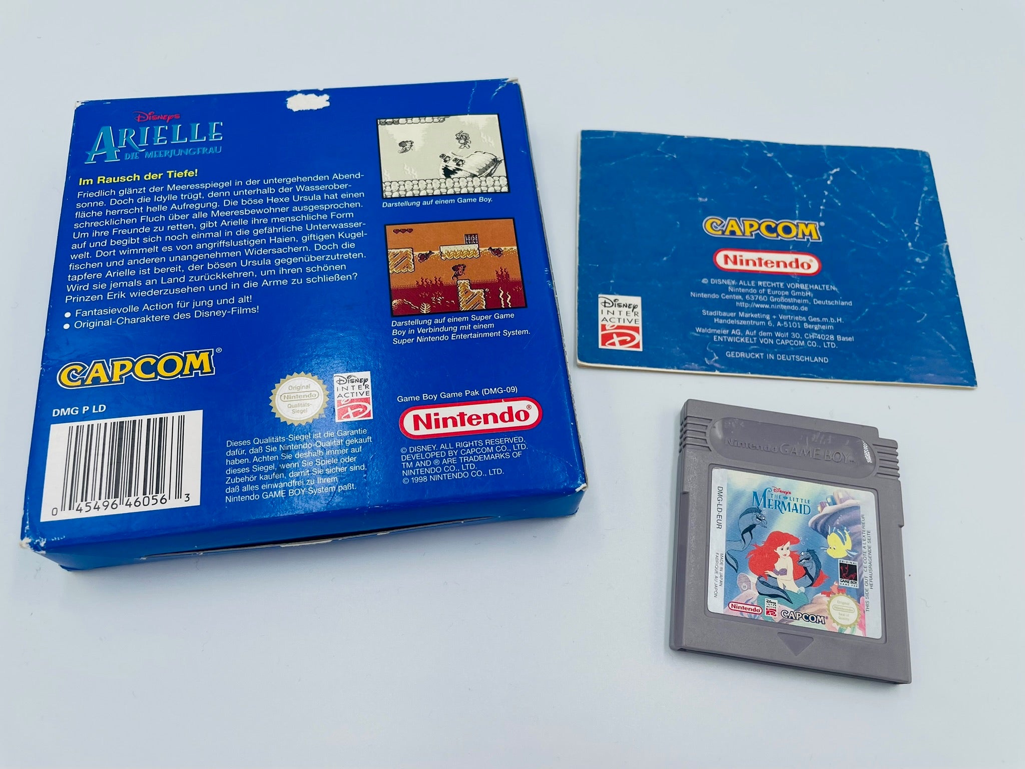 Game Boy | Disney Arielle | OVP mit Anleitung | Deutsch | Zweite Wahl