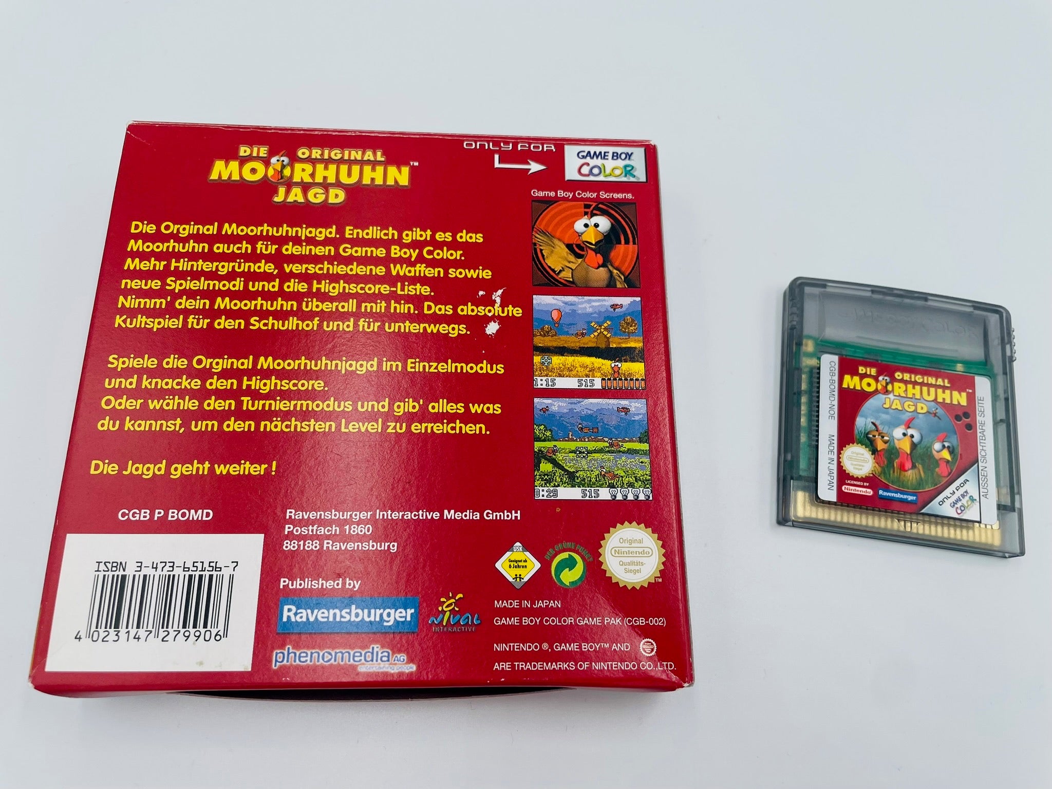 GBC | Die Original Moorhuhn Jagd Nintendo | OVP | Ravensburger