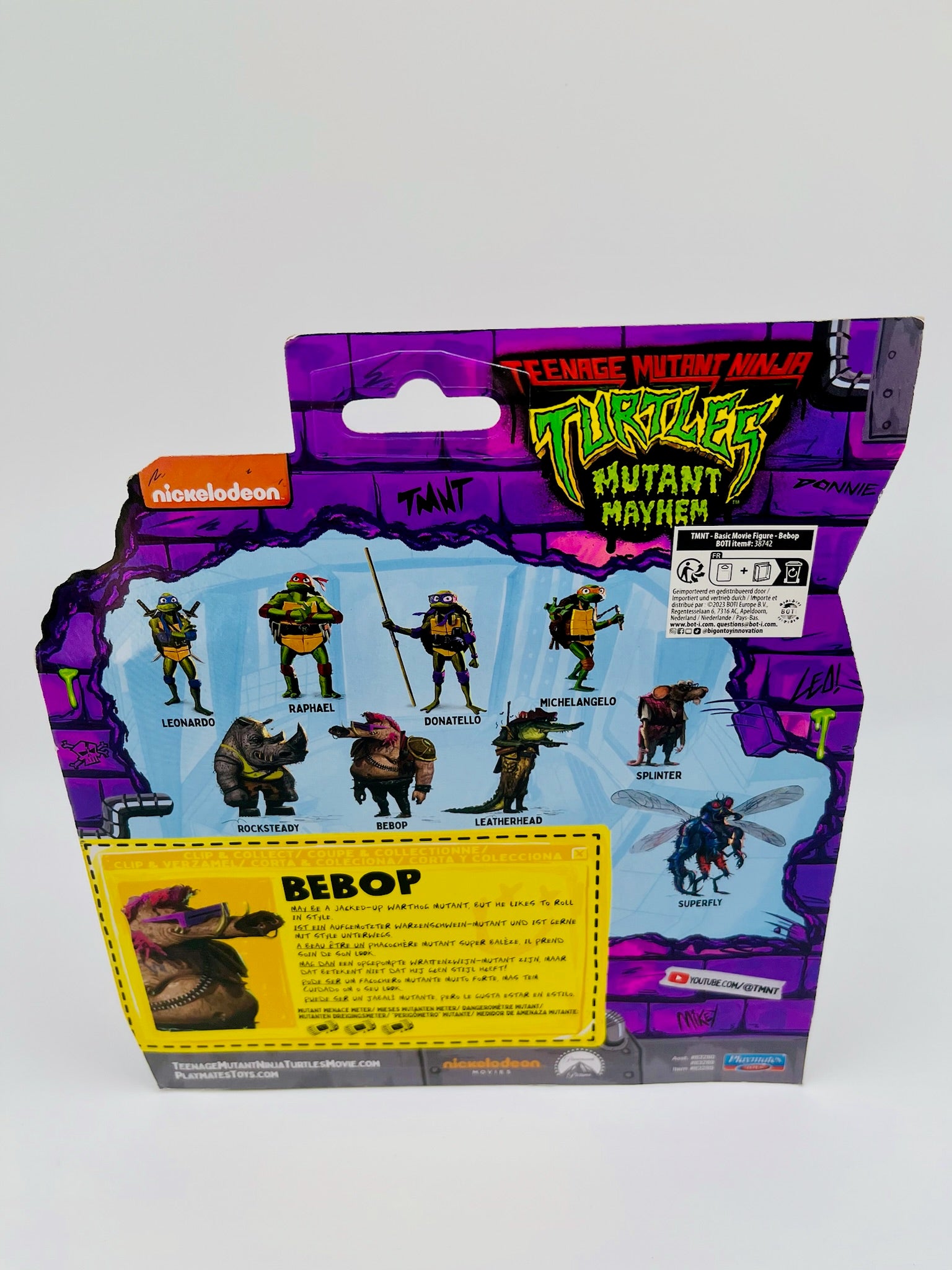 Teenage Mutant Ninja Turtles | Mutant Mayhem Bebop Figur | OVP