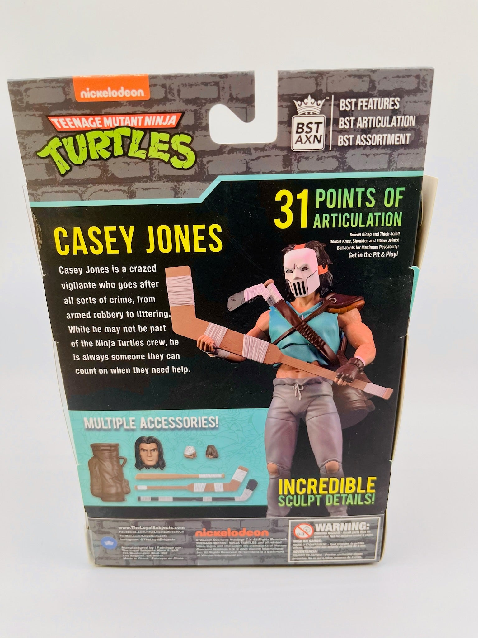 BST AXN | Casey Jones Teenage Mutant Ninja Turtles | OVP