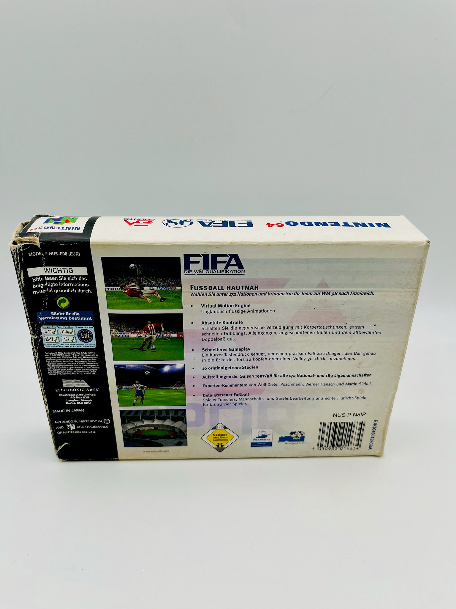 Nintendo 64 | FIFA Die WM-Qualifikation 98 | CIB