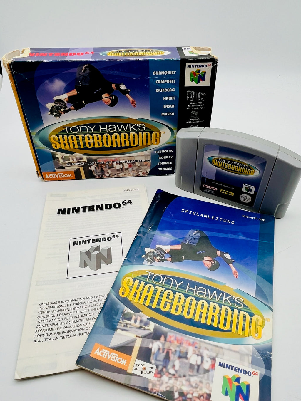 Nintendo 64 | Tony Hawk's Skateboarding | CIB | Zweite Wahl