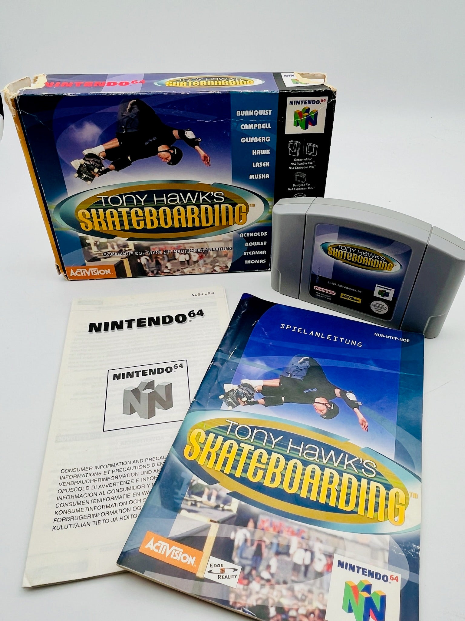 Nintendo 64 | Tony Hawk's Skateboarding | CIB | Zweite Wahl