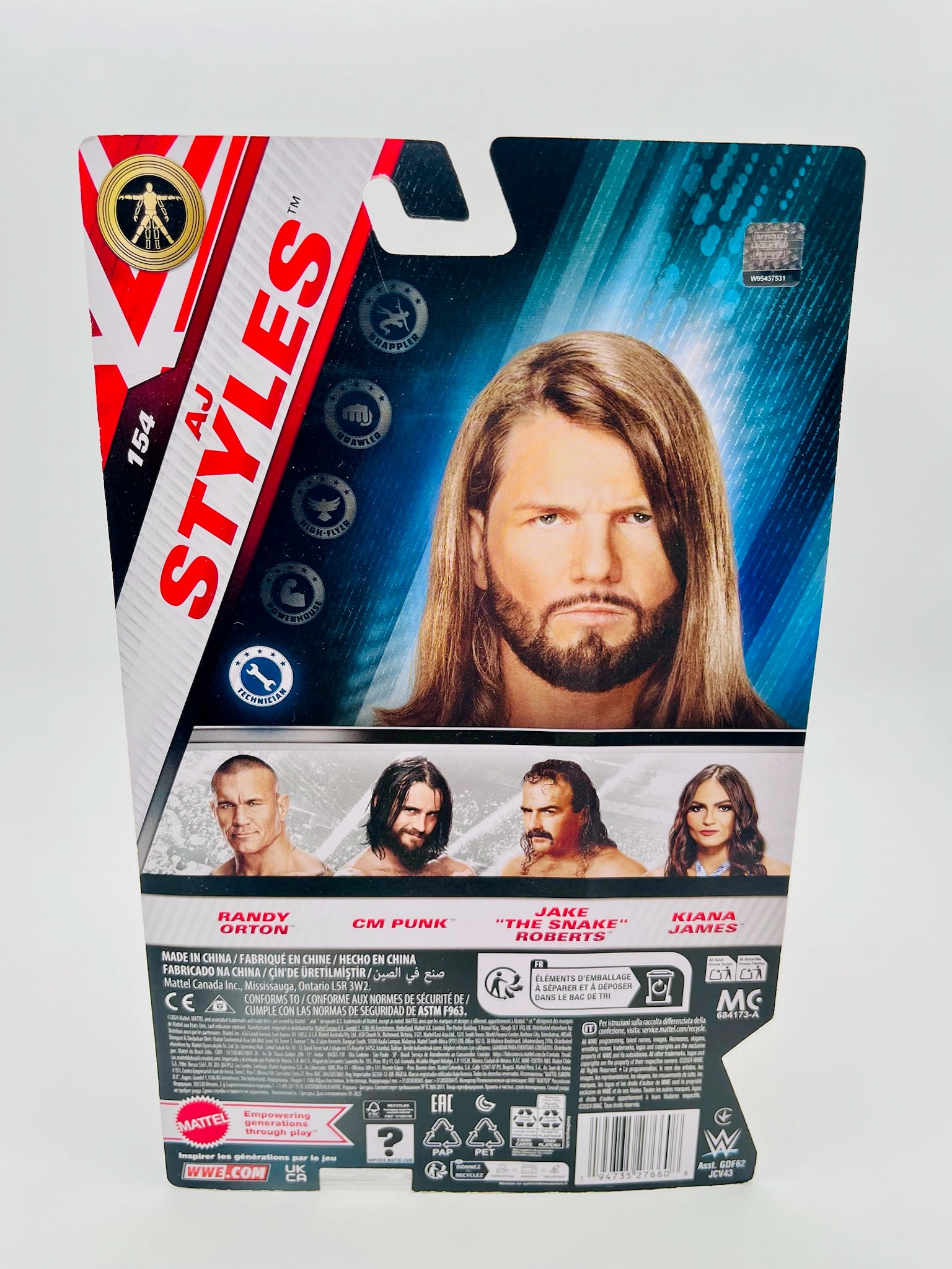 Mattel | WWE Main Event Series AJ Styles | OVP