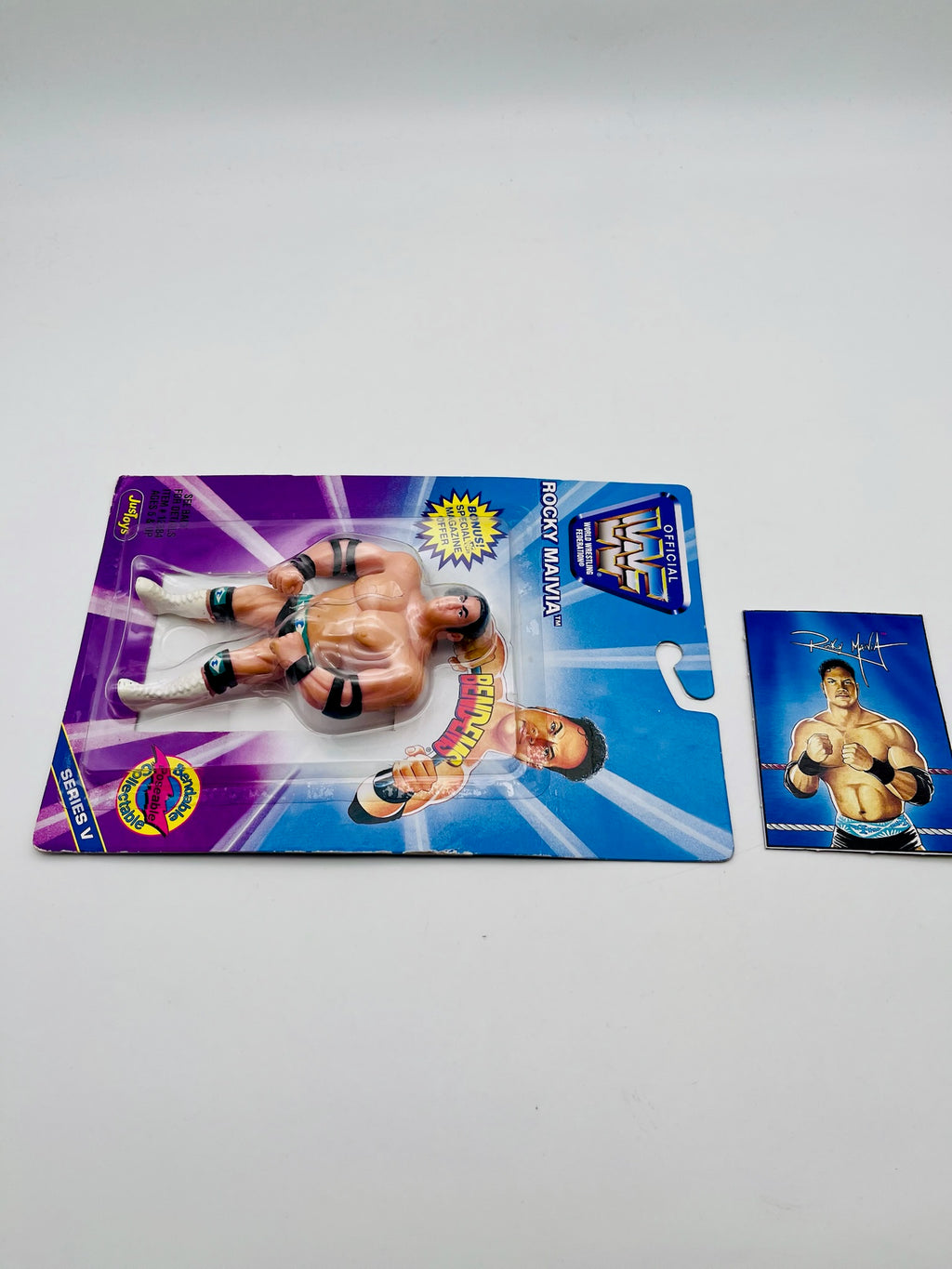 WWF | Rocky Maivia Bendable Action Figure Series V | OVP
