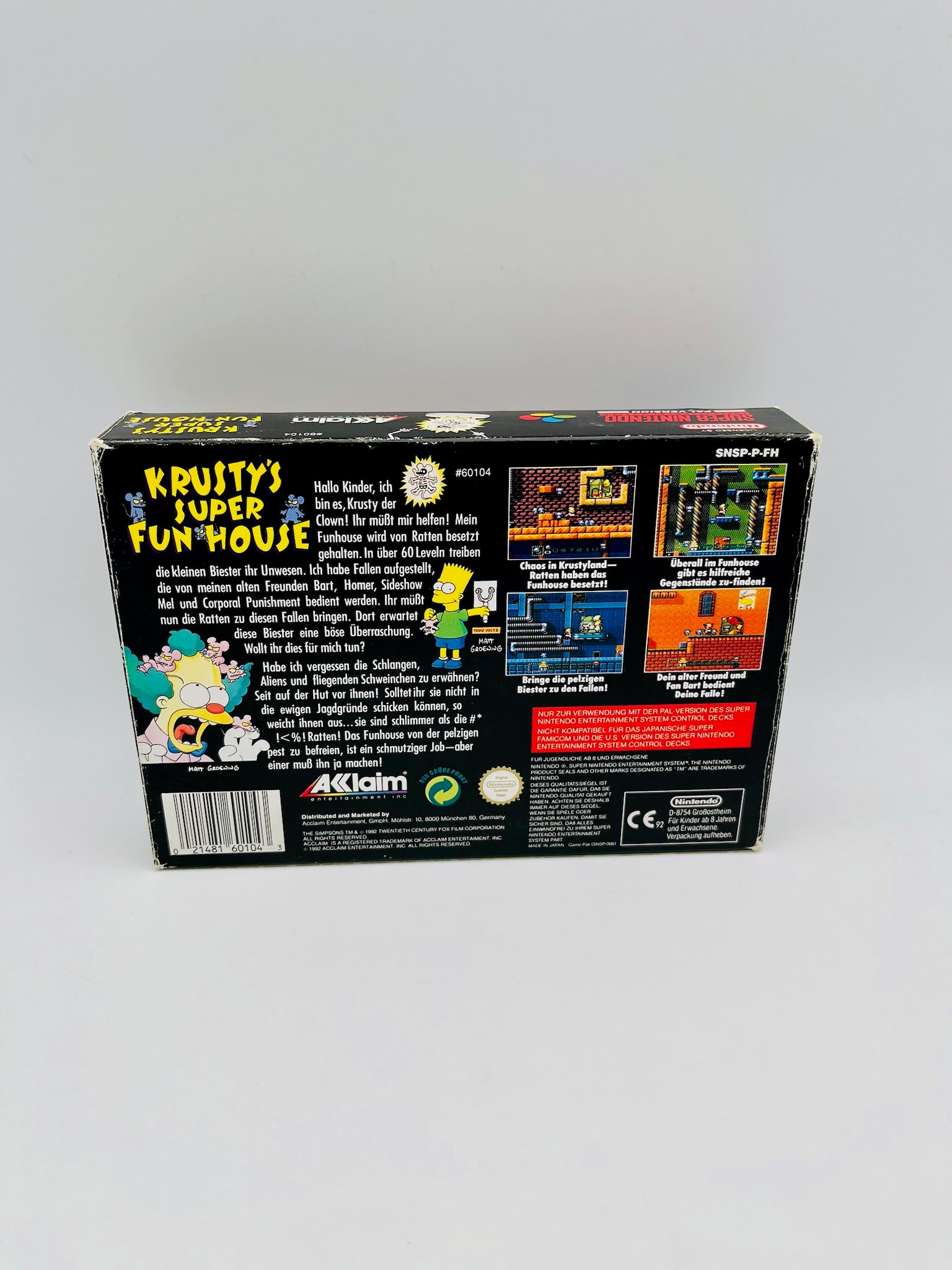 SNES | Krusty's Super Fun House | CIB