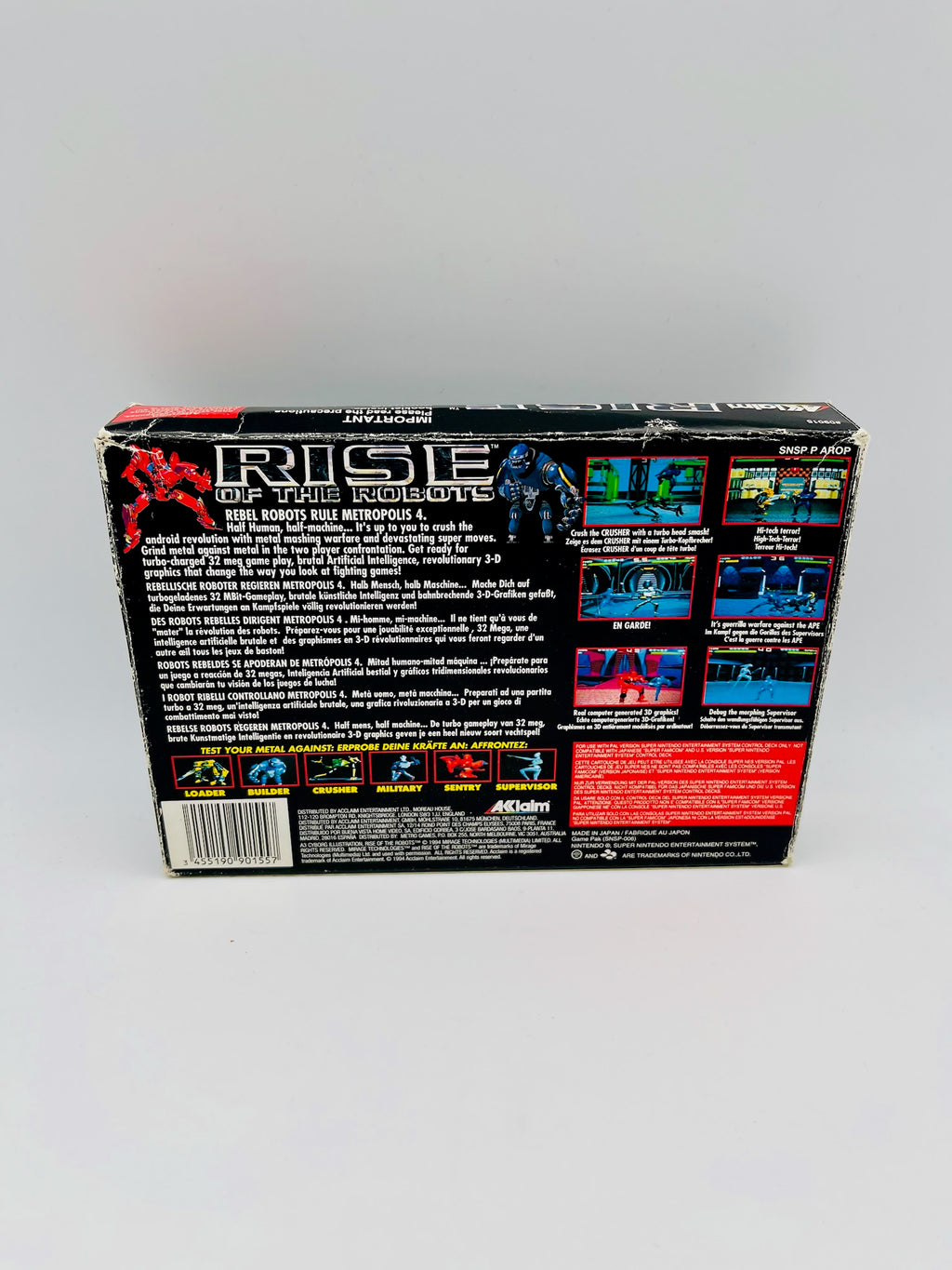SNES | Rise of the Robots | CIB