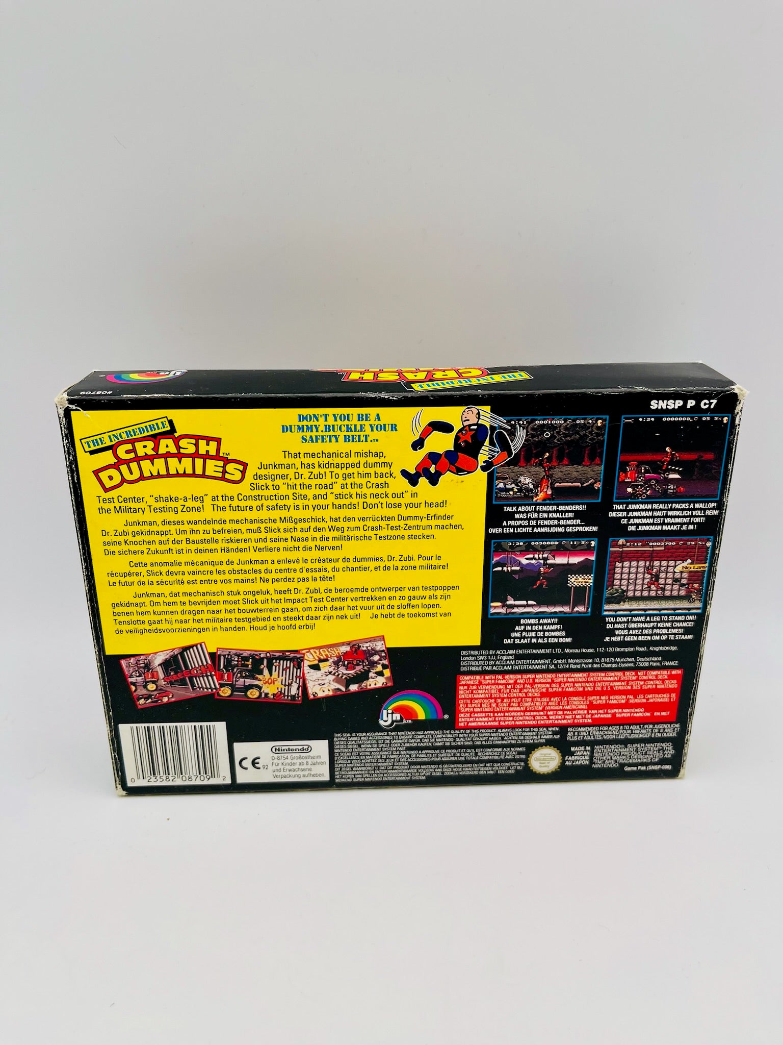 SNES | The Incredible Crash Dummies | CIB