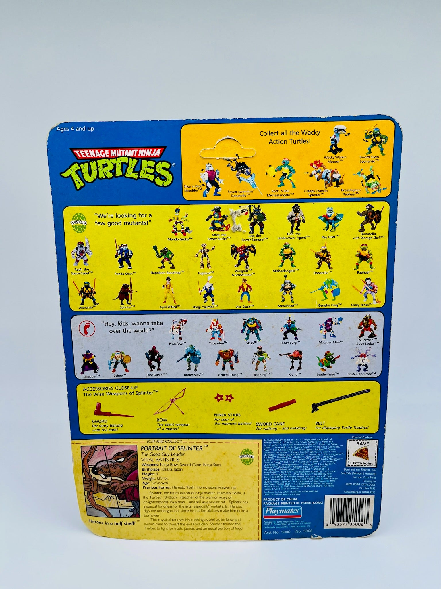 TMNT | Teenage Mutant Ninja Turtles Splinter | OVP