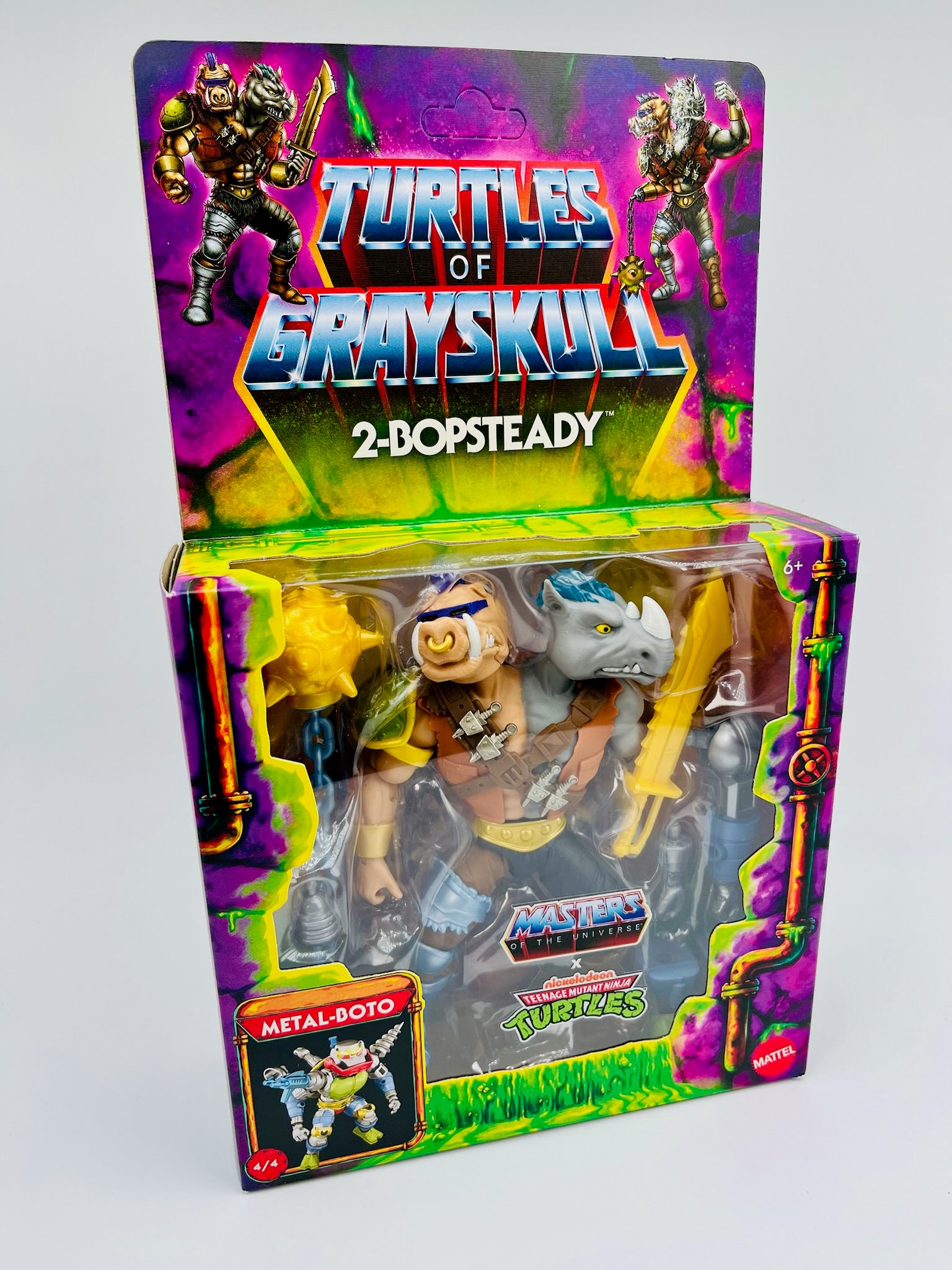 MOTU | Turtles of Grayskull 2-Bopsteady & Metal-Boto | OVP