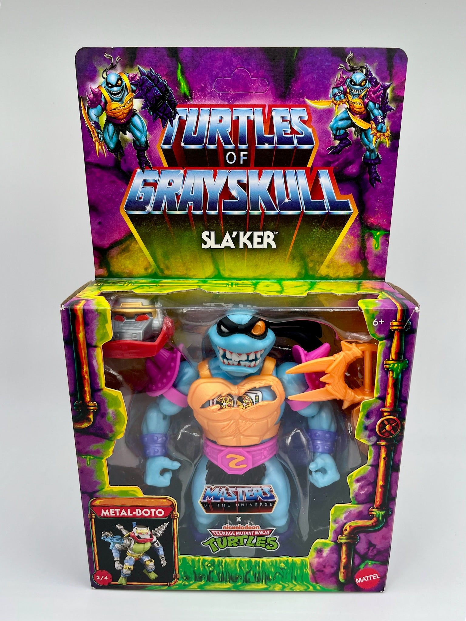 MOTU | Turtles of Grayskull Sla'Ker (MOTU x TMNT) | OVP