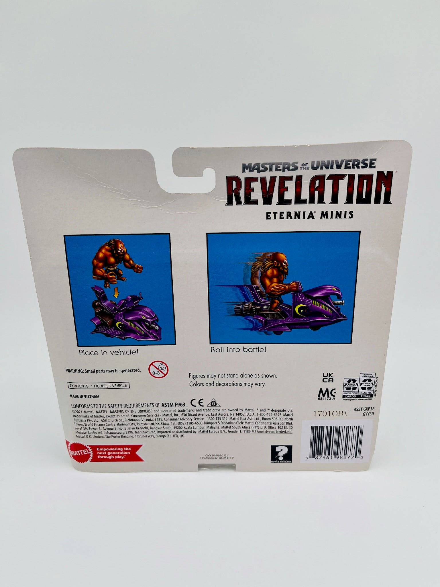 MOTU | Revelation Eternia Minis Beast Man and War Sled | OVP