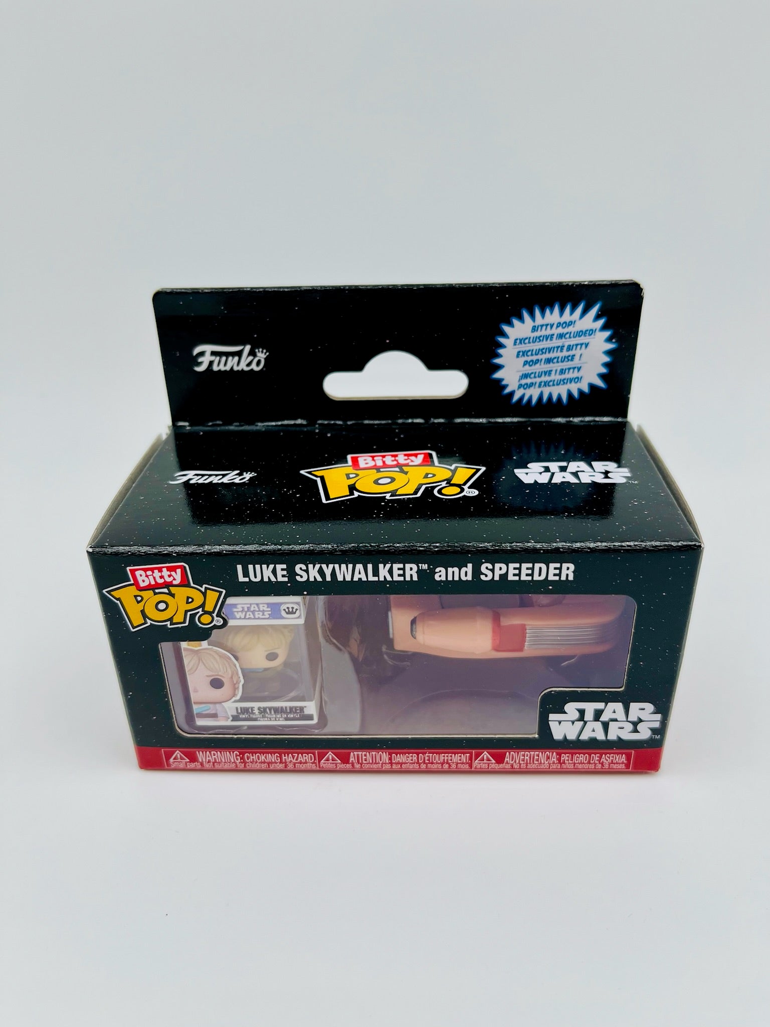 Star Wars | Bitty Pop! Luke Skywalker and Speeder | OVP