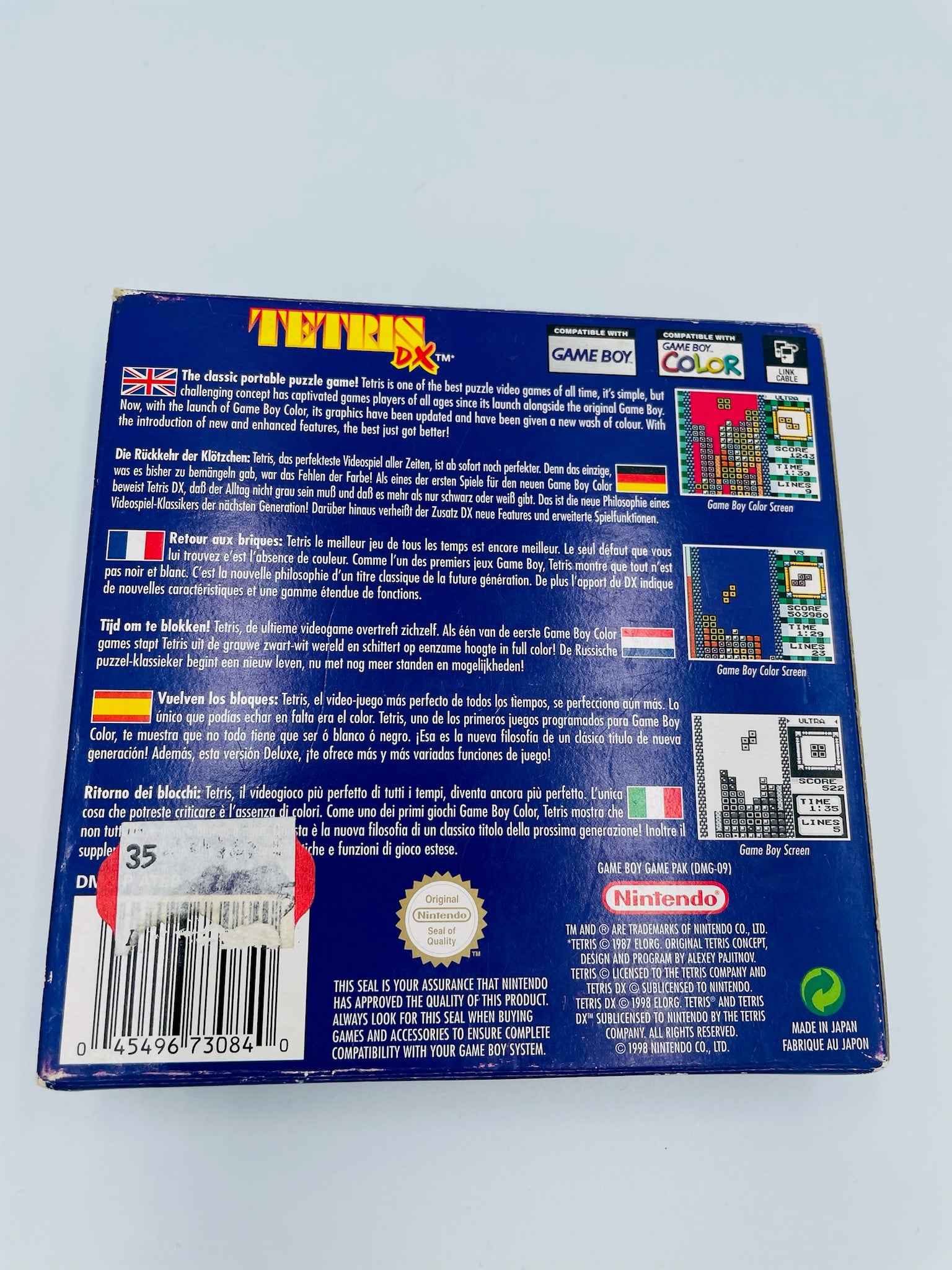 Game Boy Color | Tetris DX | CIB