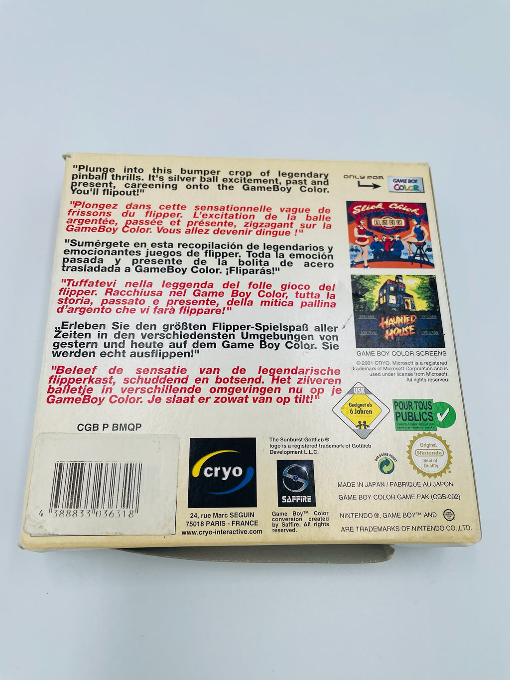 Game Boy Color | Microsoft Pinball Arcade | CIB
