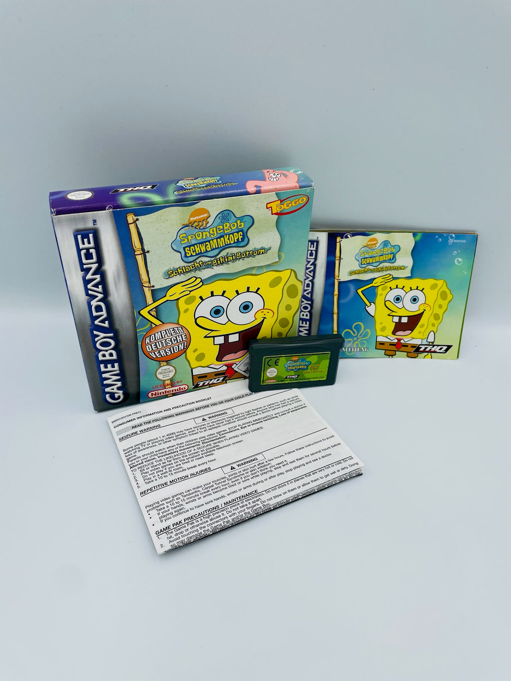 Game Boy Advance | SpongeBob Schwammkopf Schlacht um Bikini Bottom | CIB