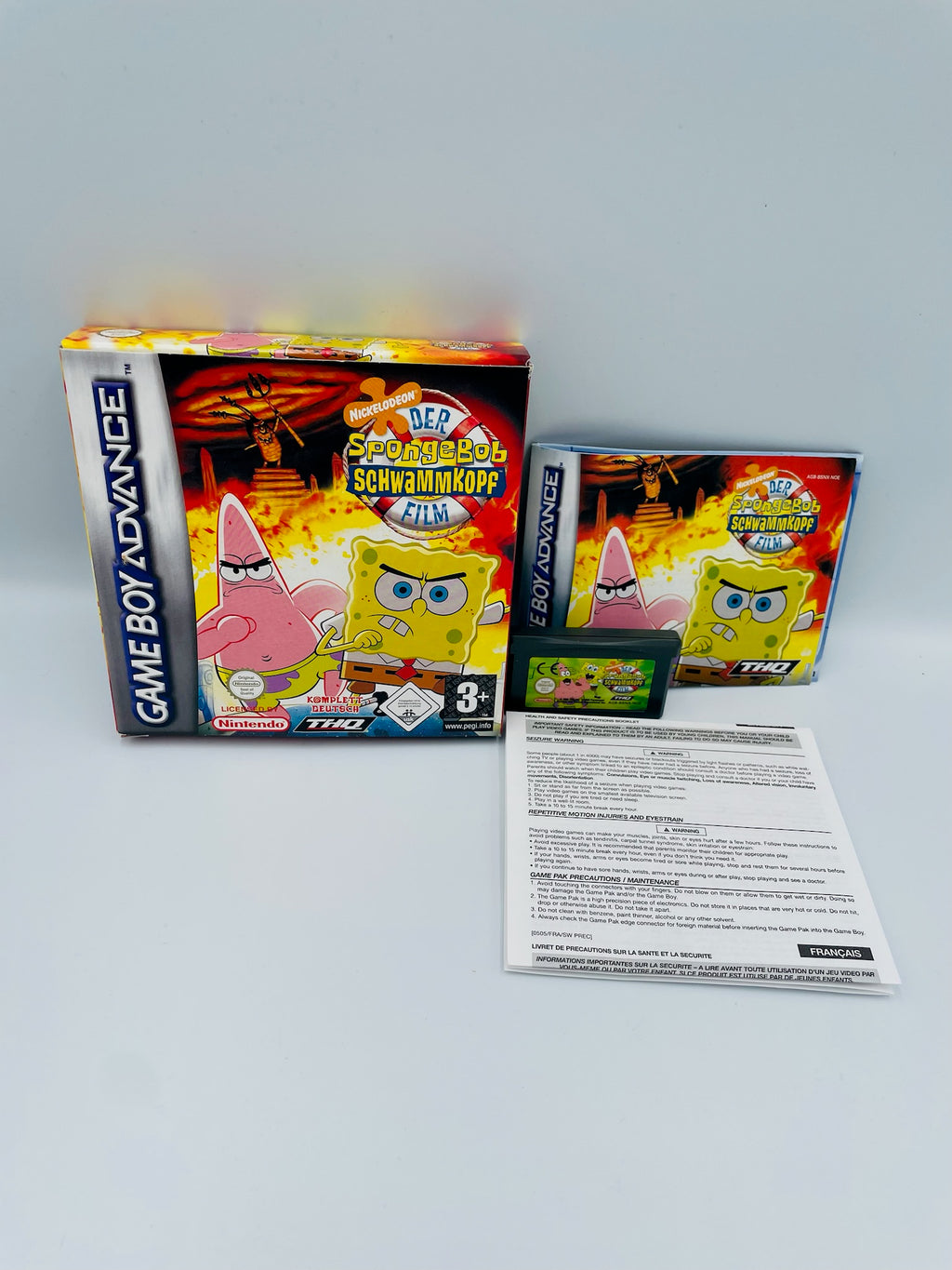 Game Boy Advance | SpongeBob Schwammkopf Der Film | CIB