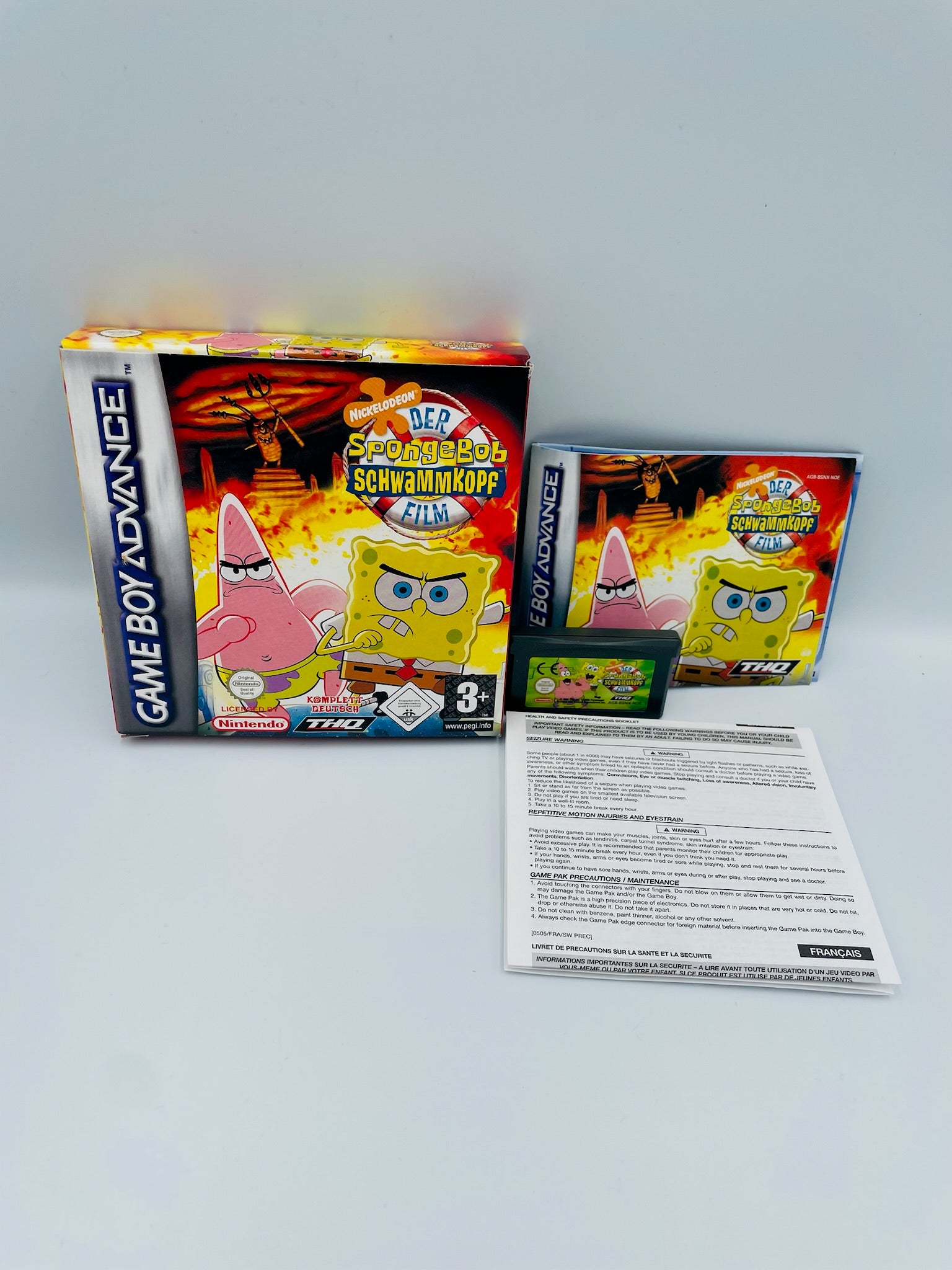 Game Boy Advance | SpongeBob Schwammkopf Der Film | CIB