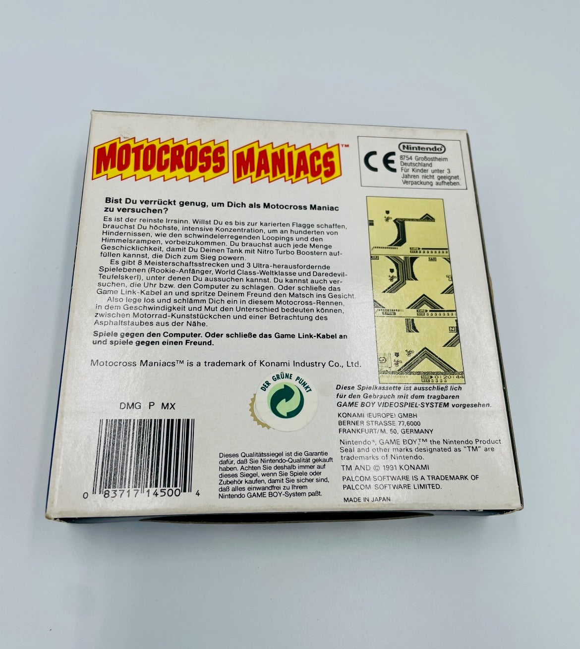 Game Boy | Motocross Maniacs | CIB