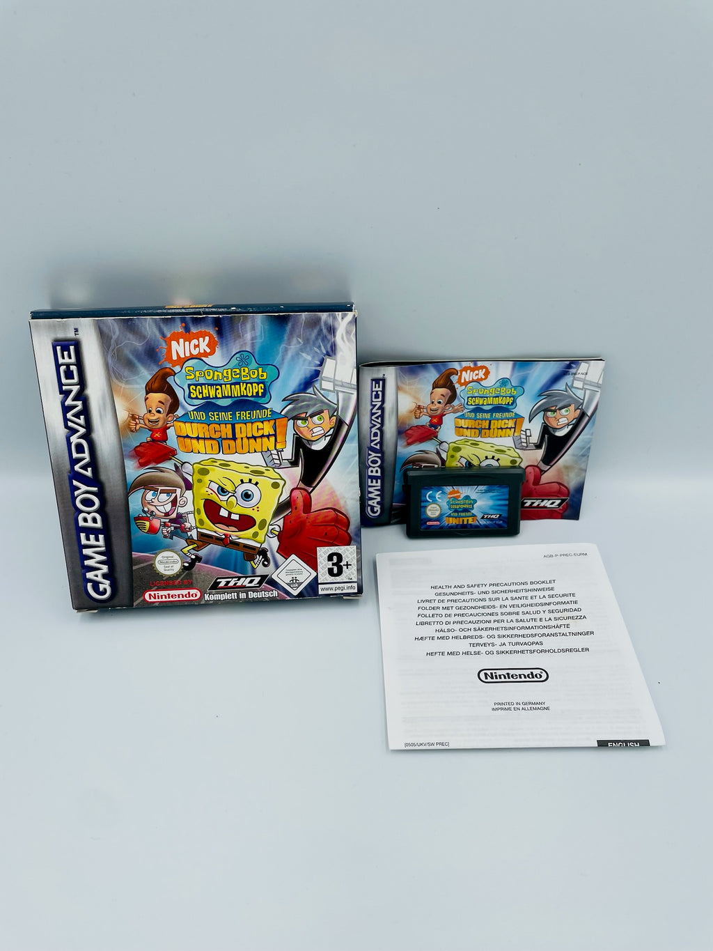 Game Boy Advance | SpongeBob durch Dick und Dünn | CIB
