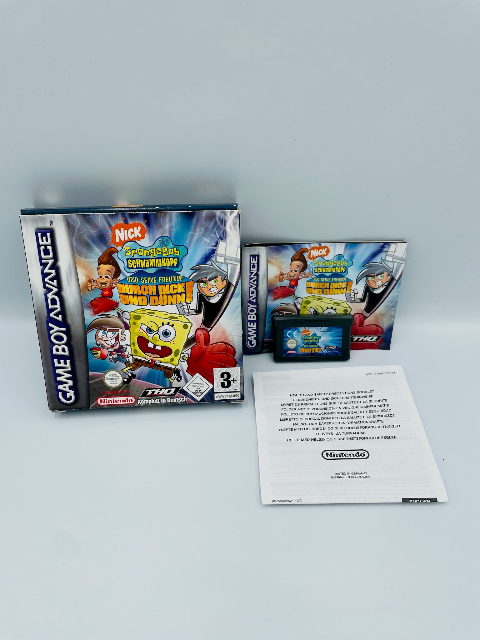 Game Boy Advance | SpongeBob durch Dick und Dünn | CIB
