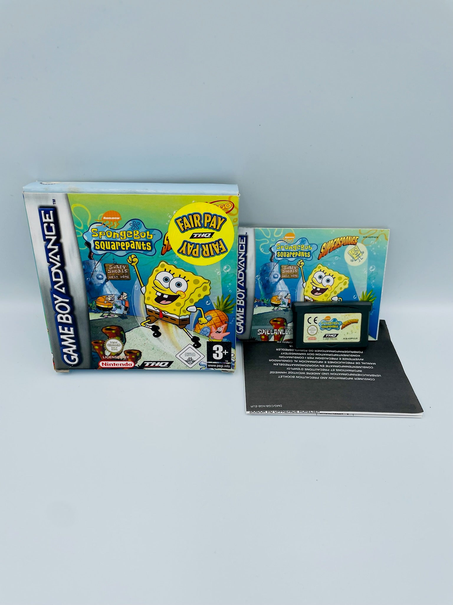 Game Boy Advance | SpongeBob SquarePants Fairpay Laguna | CIB