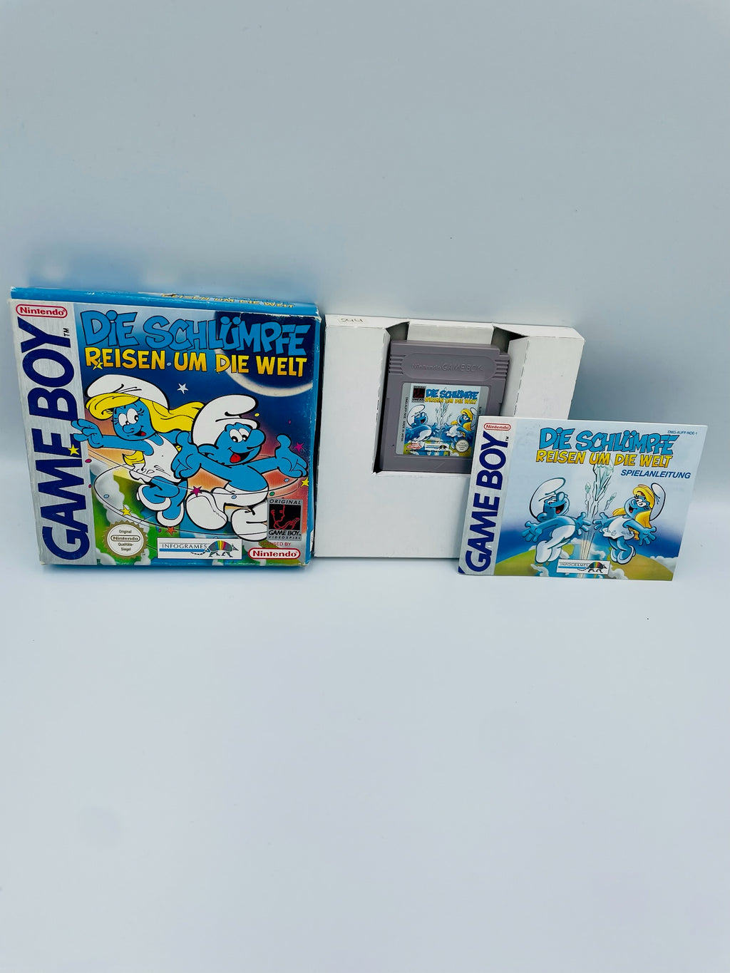 Game Boy | Die Schlümpfe - Reisen um die Welt | CIB