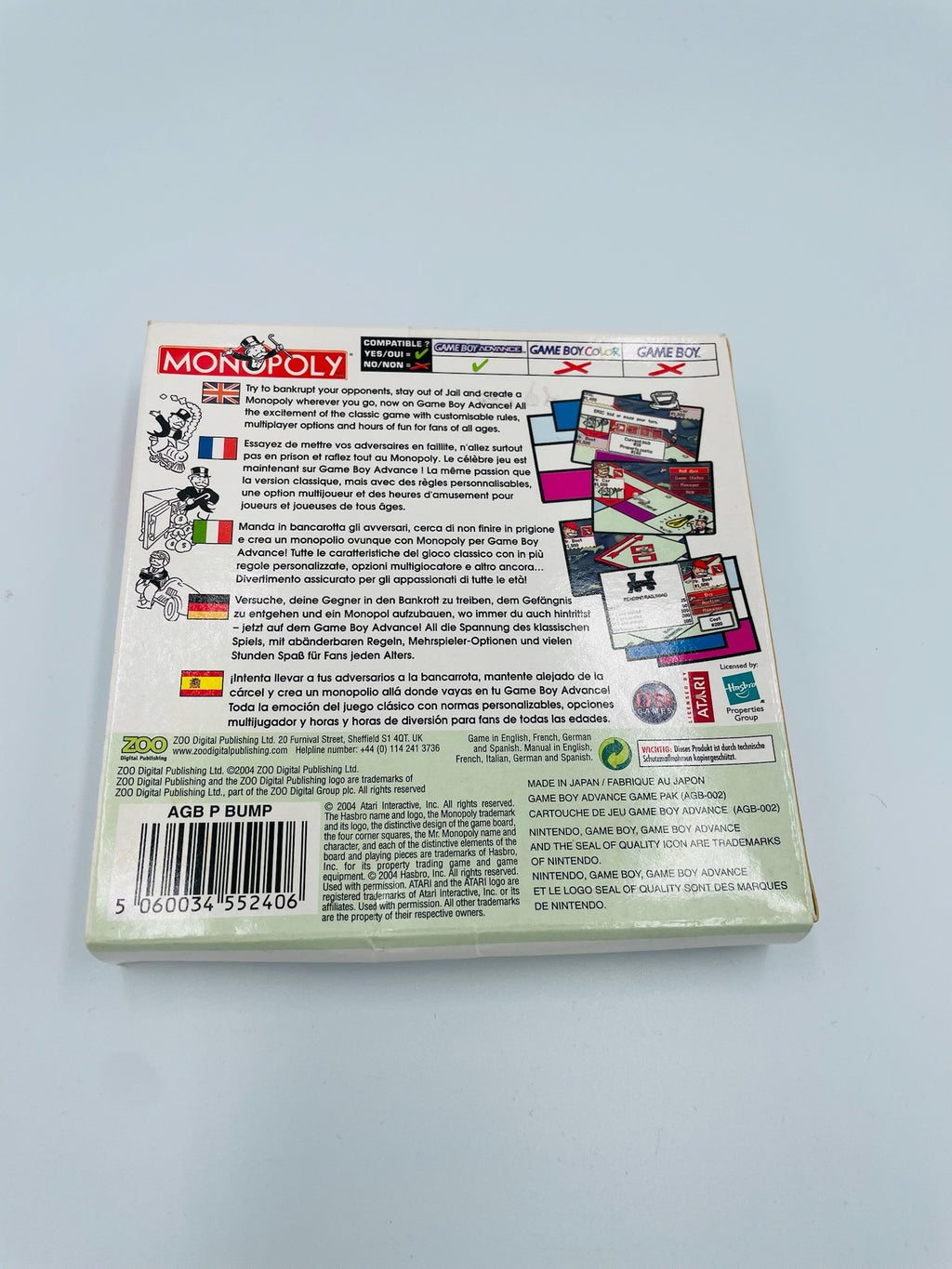 Game Boy Advance | Monopoly | CIB