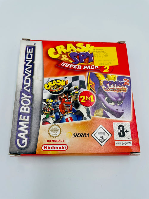 Game Boy Advance | Crash & Spyro Super Pack 2 | CIB