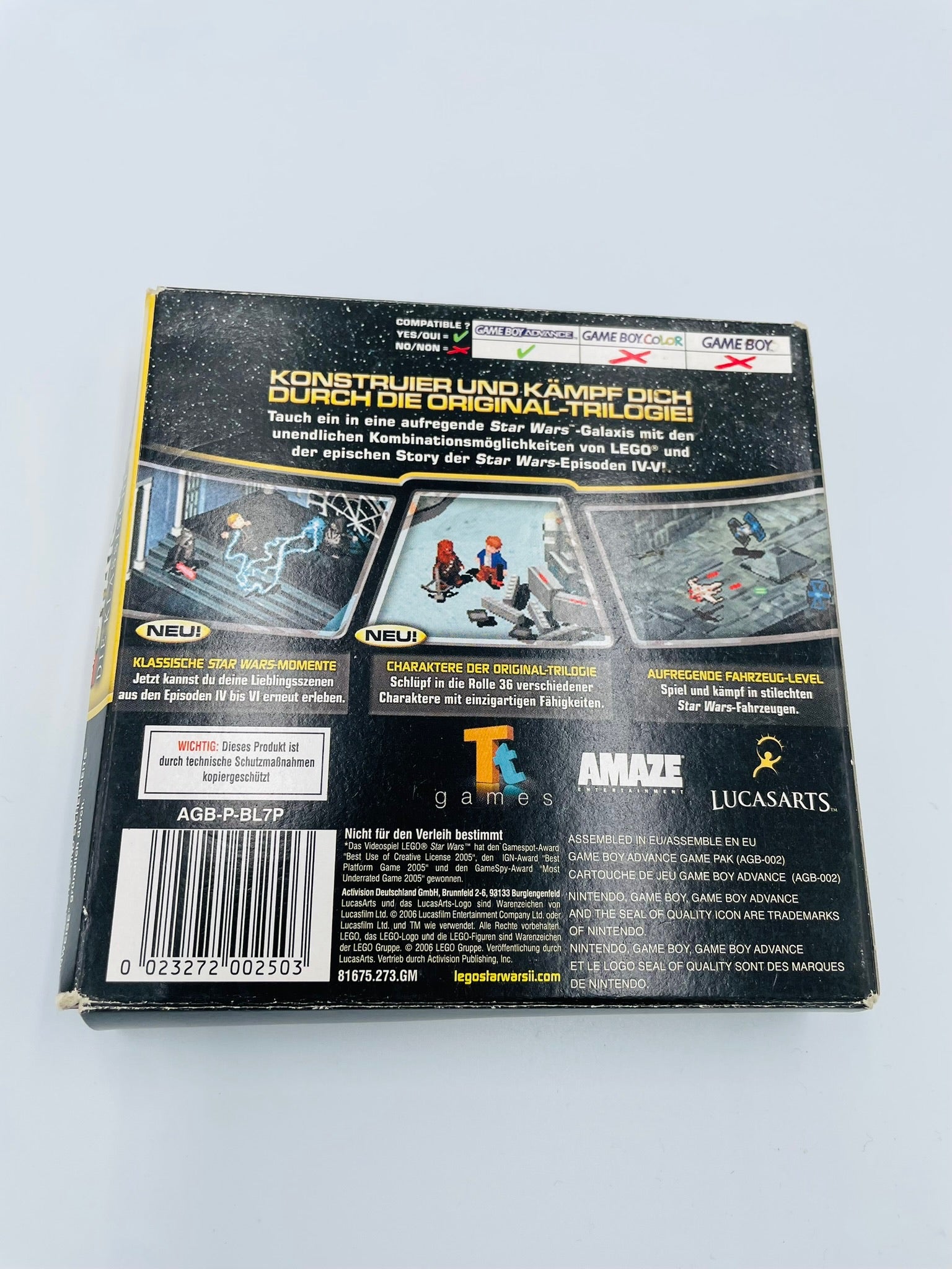 Game Boy Advance | LEGO Star Wars II Die klassische Trilogie | CIB+