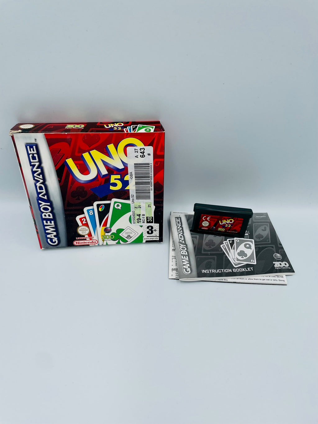 Game Boy Advance | UNO 52 | CIB