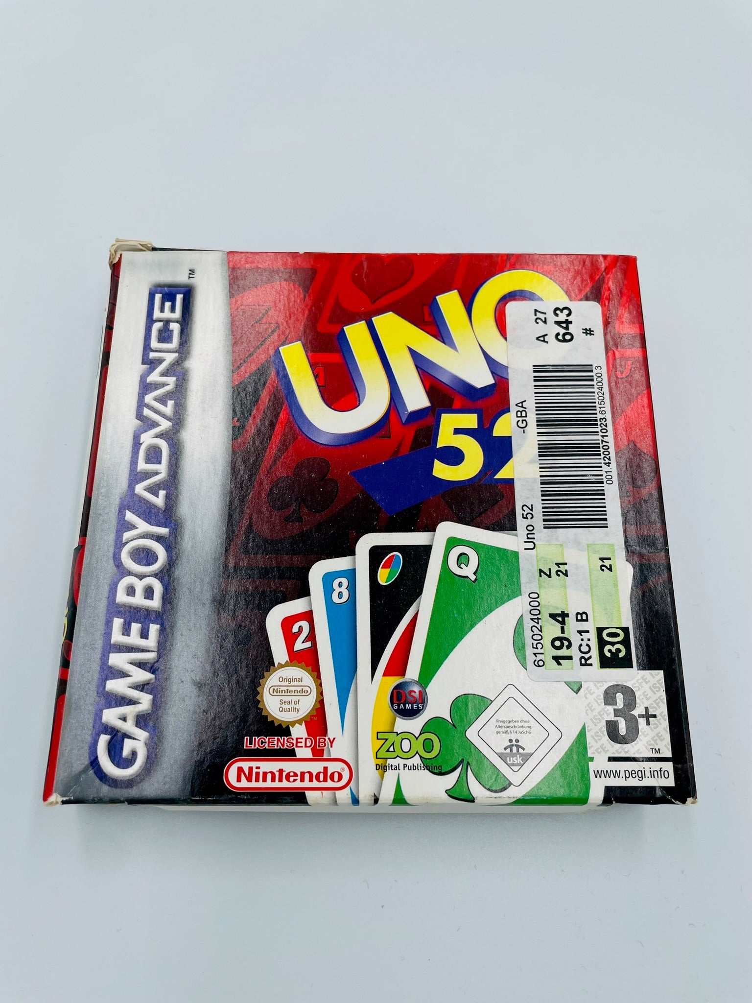Game Boy Advance | UNO 52 | CIB