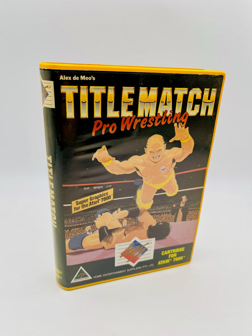 Atari 7800 | Title Match Pro Wrestling | CIB