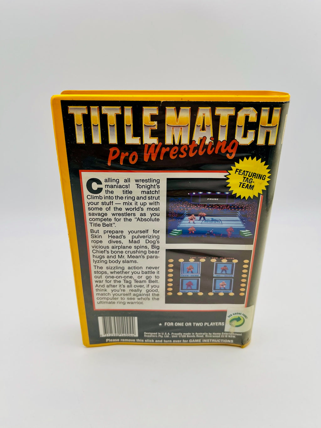 Atari 7800 | Title Match Pro Wrestling | CIB