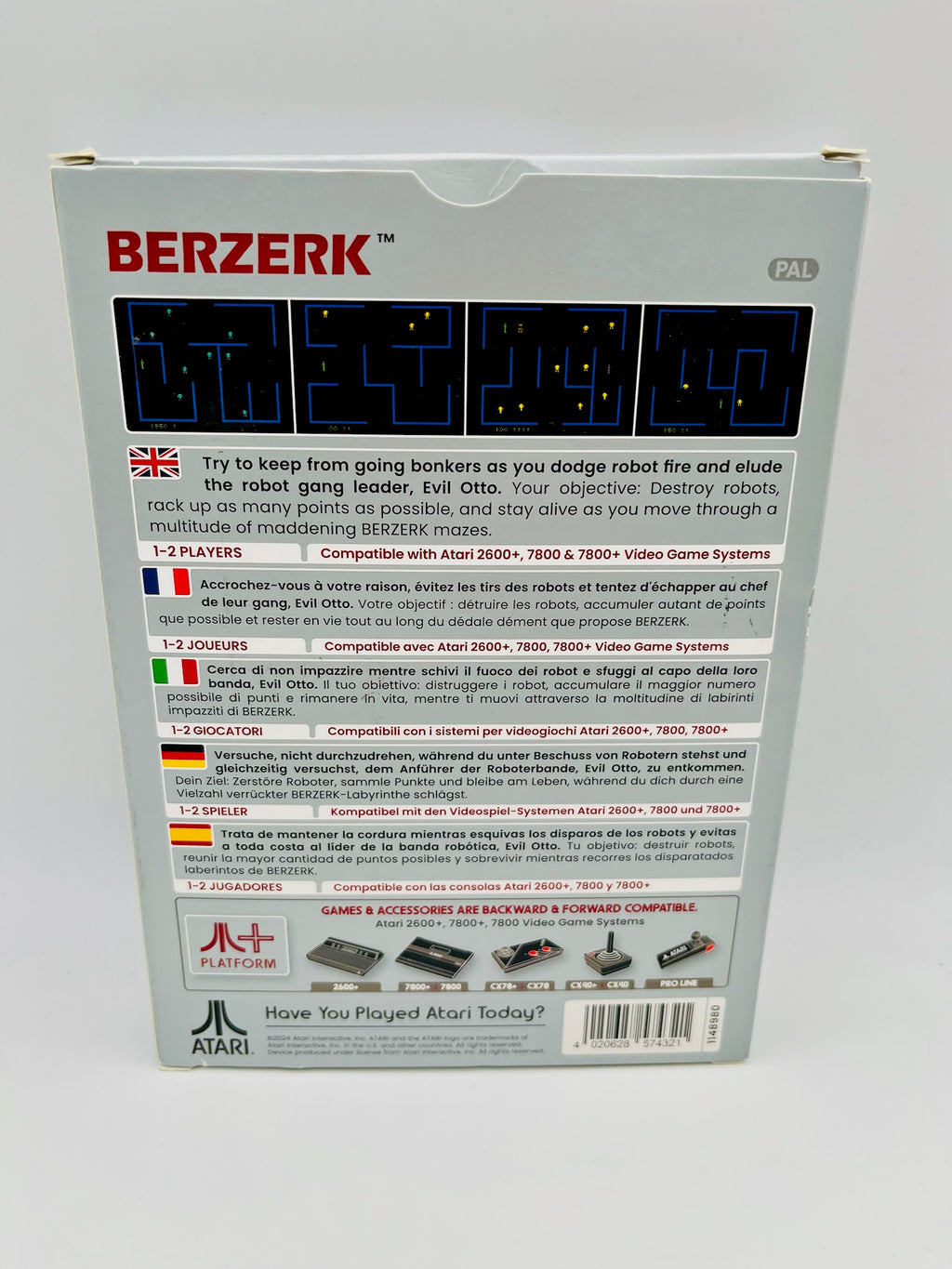 Atari 7800 | Berzerk | CIB