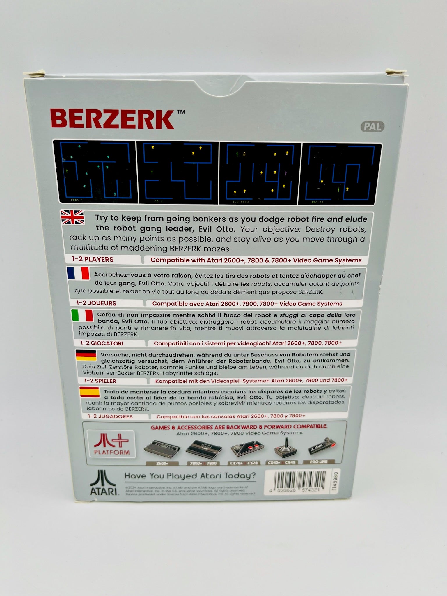 Atari 7800 | Berzerk | CIB