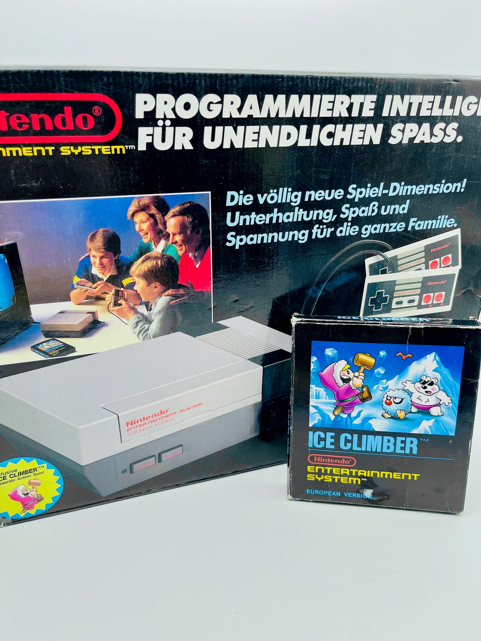 Nintendo | NES Konsole European Version + Ice Climber | OVP