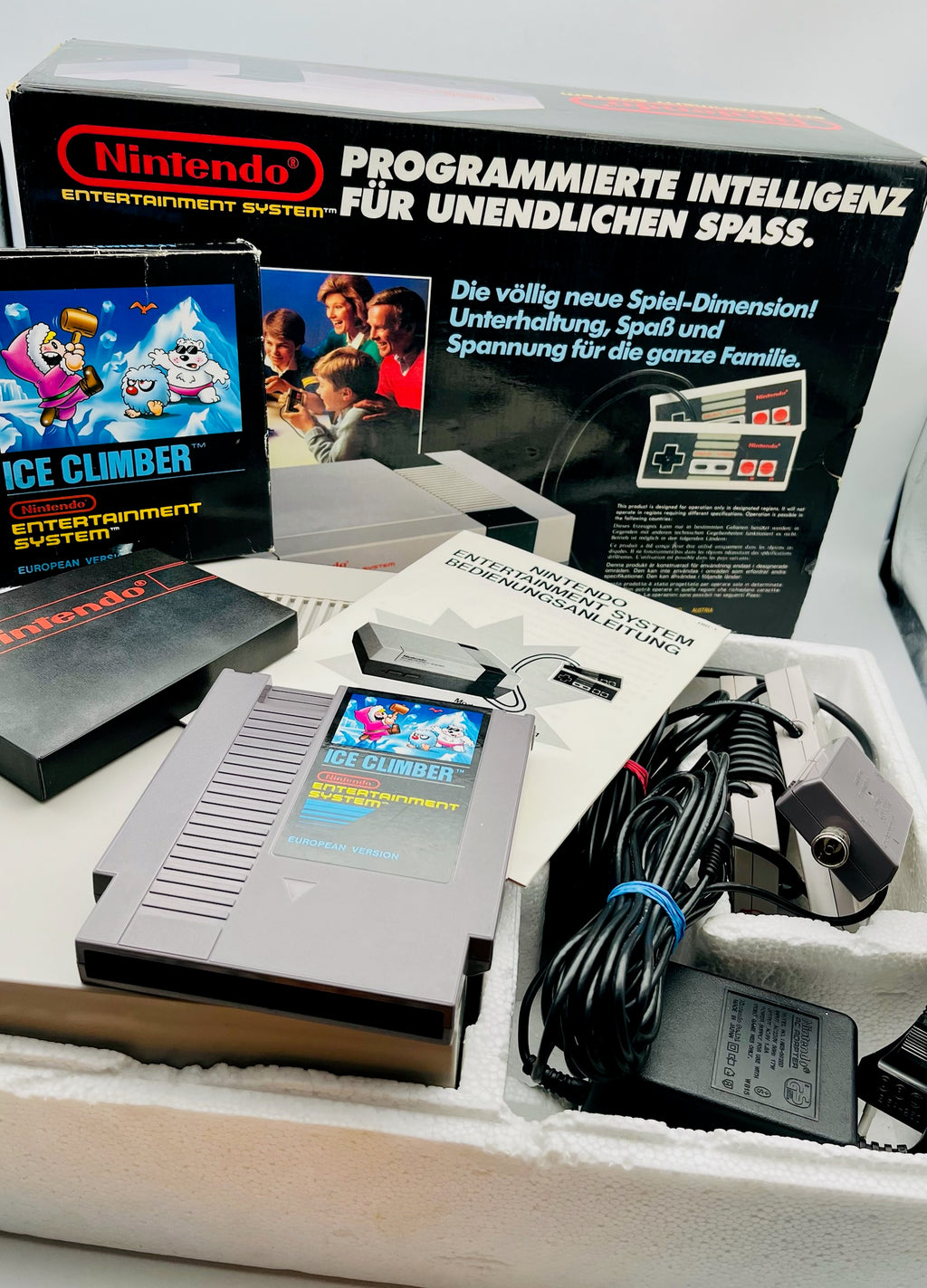 Nintendo | NES Konsole European Version + Ice Climber | OVP